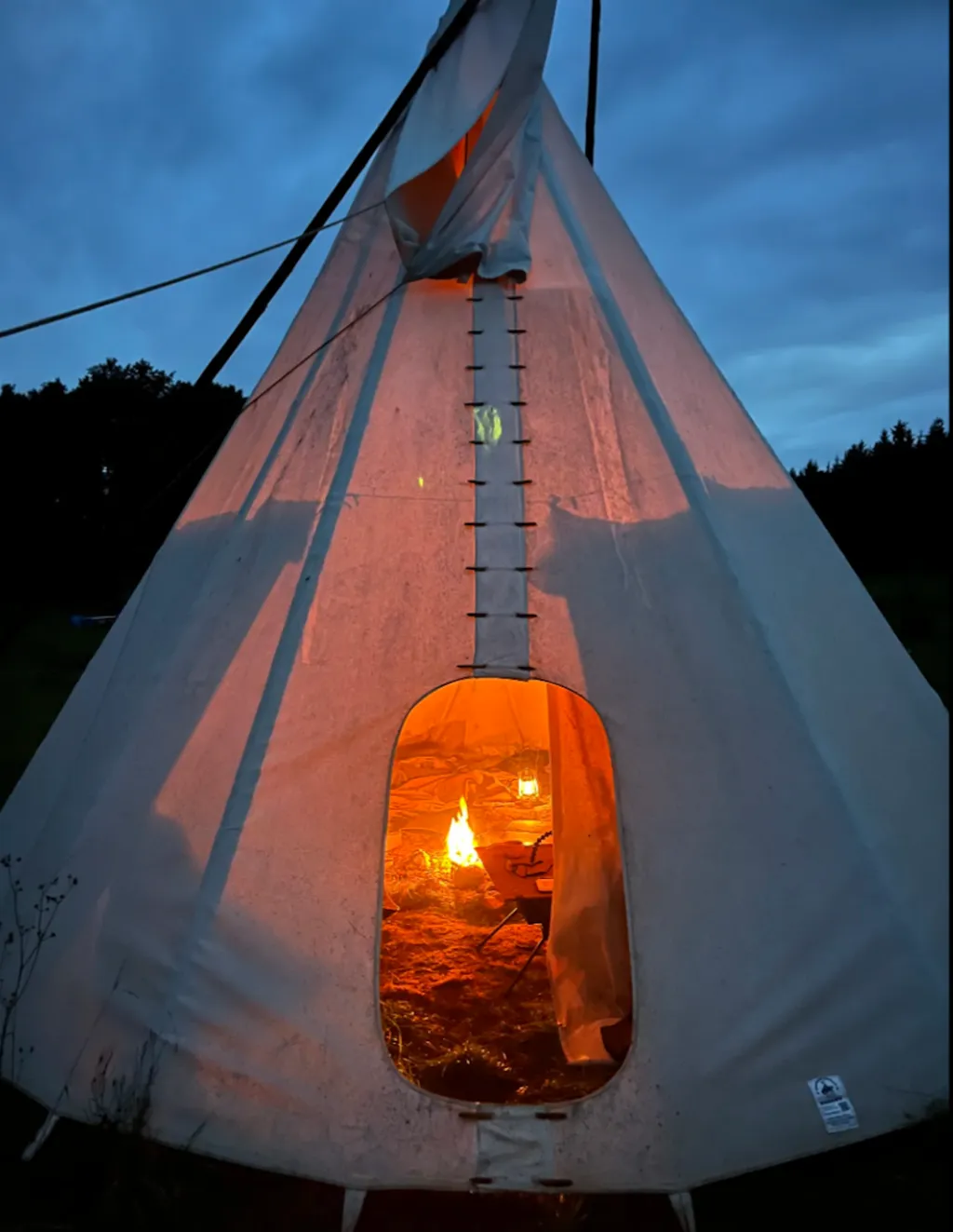 Tipicamp im Tal