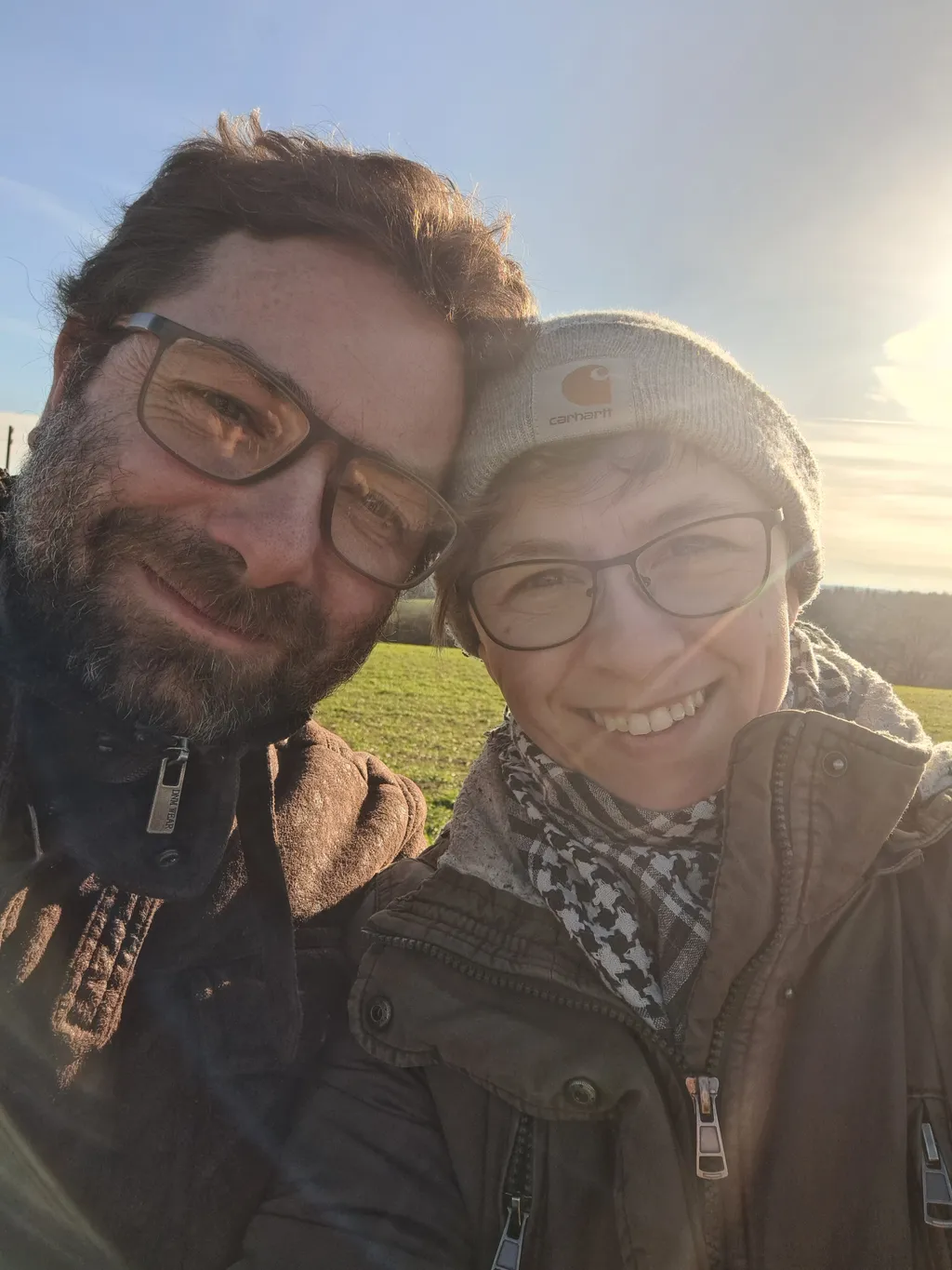 Winter: Stefan und Julia