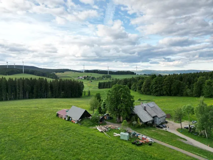 Stellplatz mit Sternenhimmel