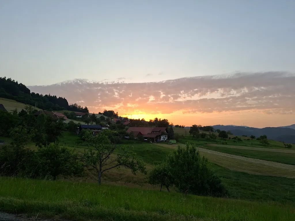 Sonnenaufgang in Eichholz