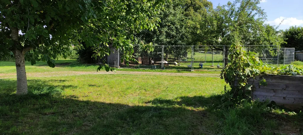 Abgelegener Bauernhof im Grünen