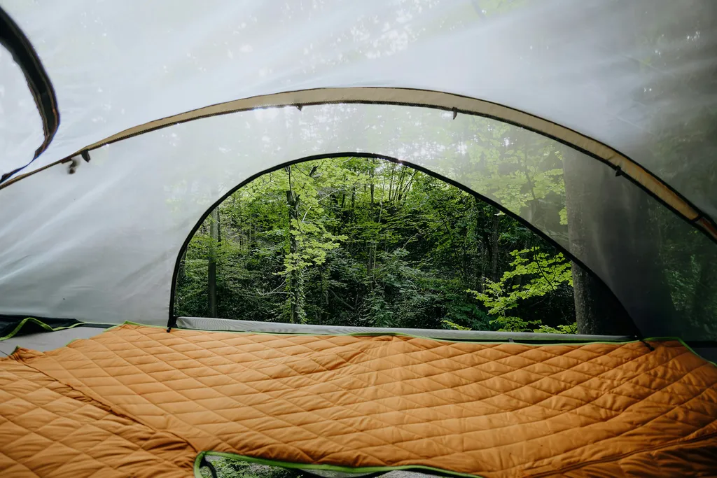 Baumzelt mit privater Feuerstelle