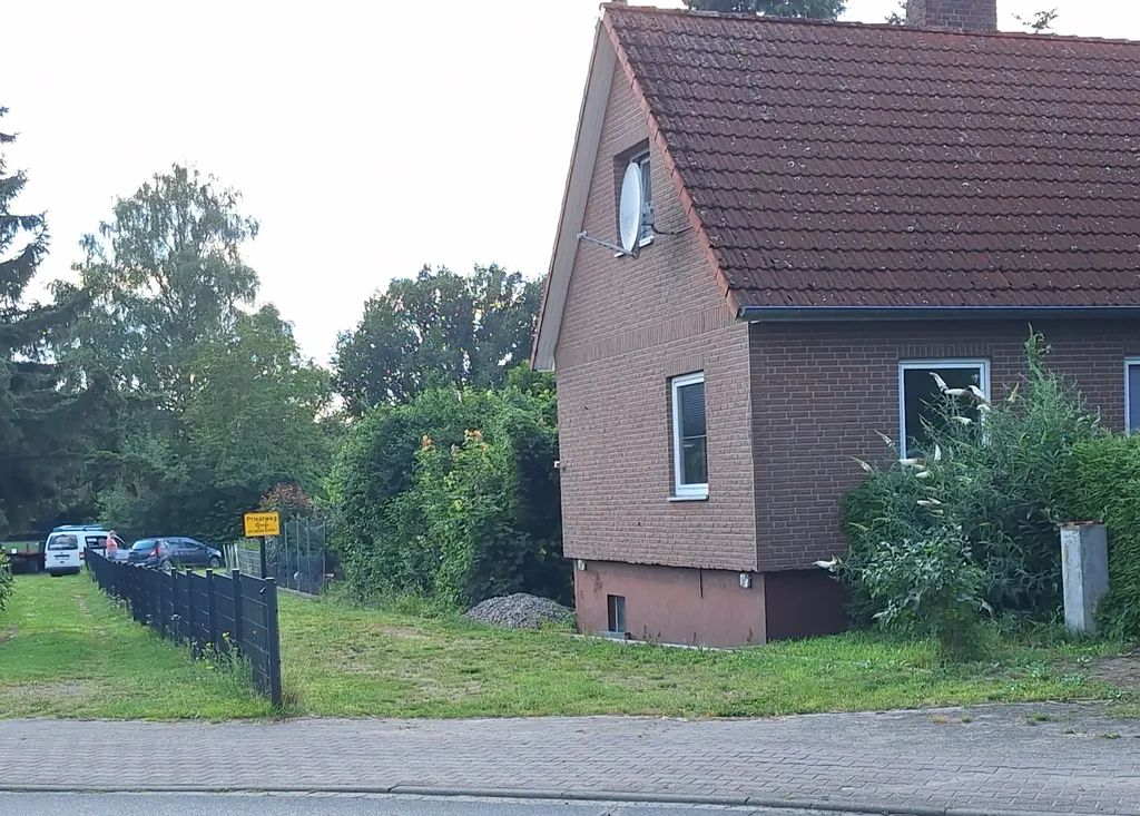 Blick zur Einfahrt