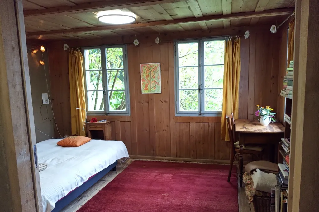 Ruhe pur in urigem Stöckli-Zimmer