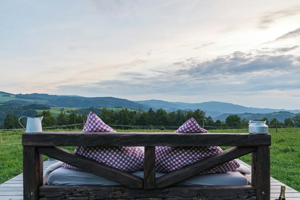 Ein Bett im Schwarzwald