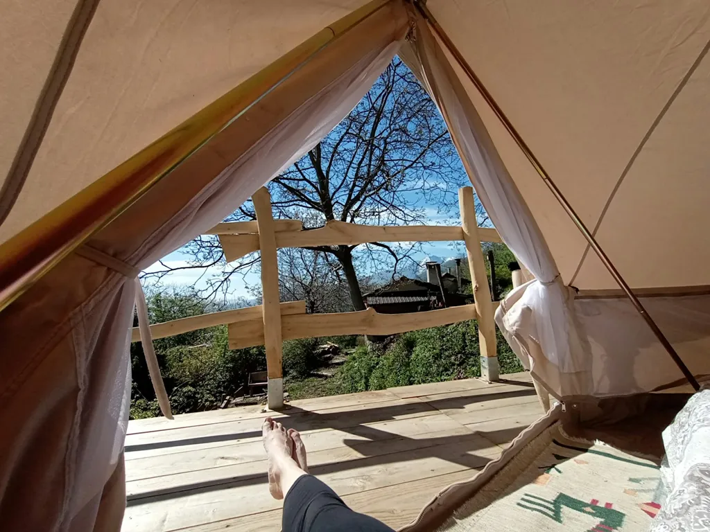 Bell tent. Avventura nel bosco