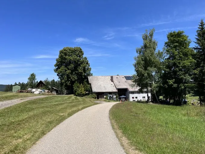 Stellplatz mit Sternenhimmel