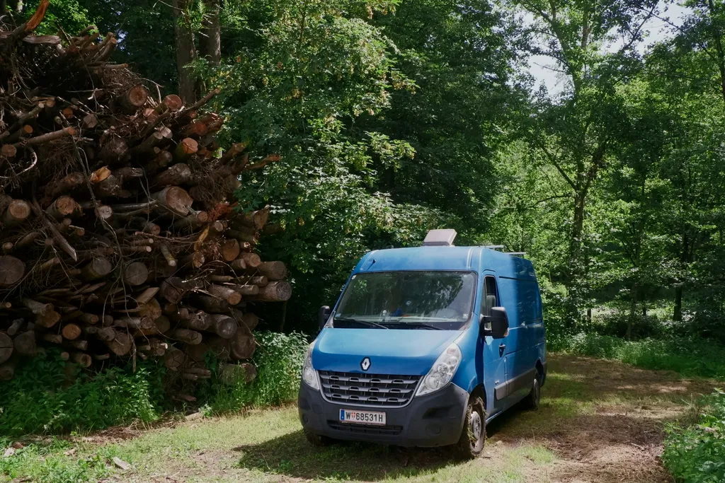 Holzplatz im Strudengau