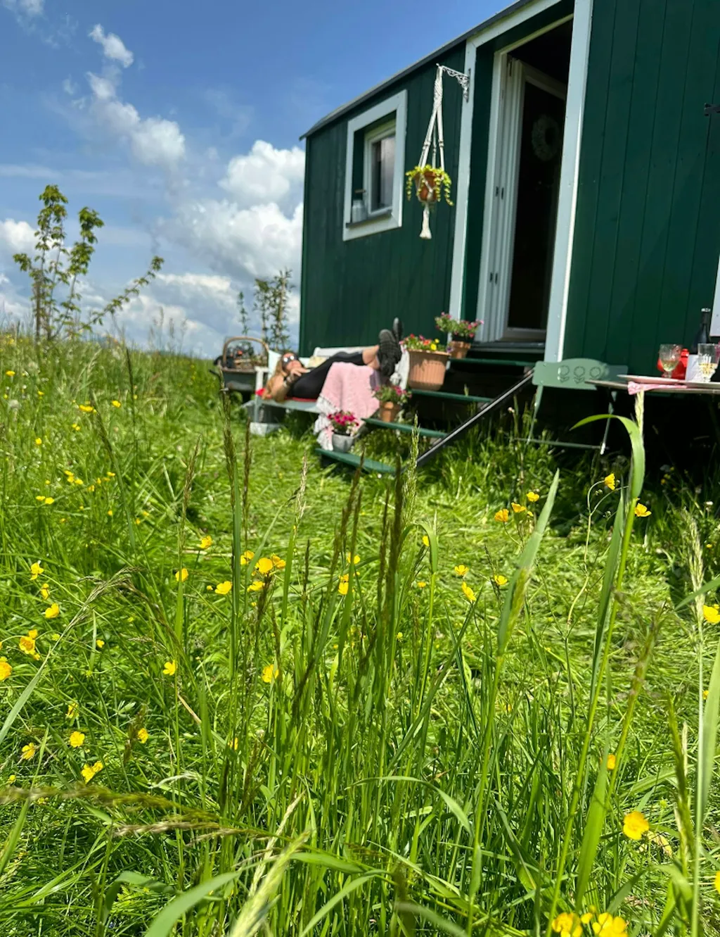 Bauwagen Mitzi am Hof+Teichblick
