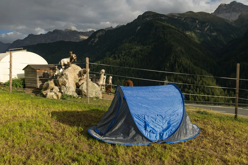 Zeltcamp Ustaria la stalla Engadin