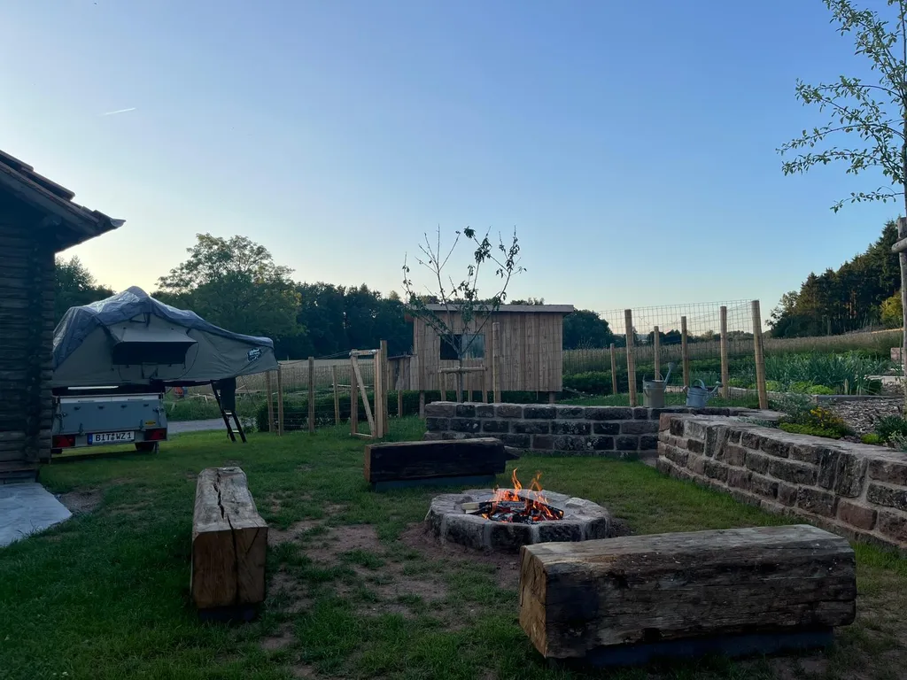 Schöner Stellplatz inmitten der Natur