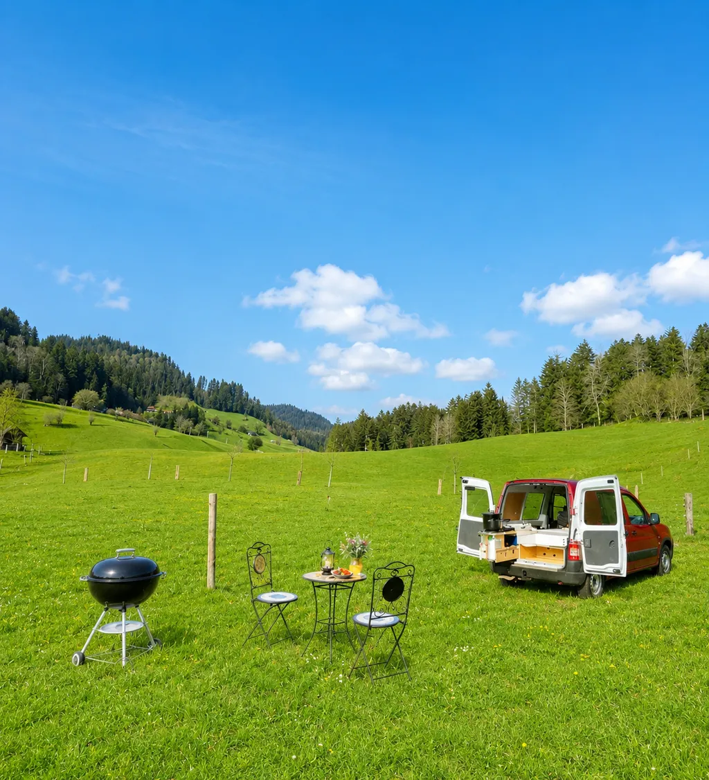 Hofparadiesli - Wiesenplatz bei der Tanne