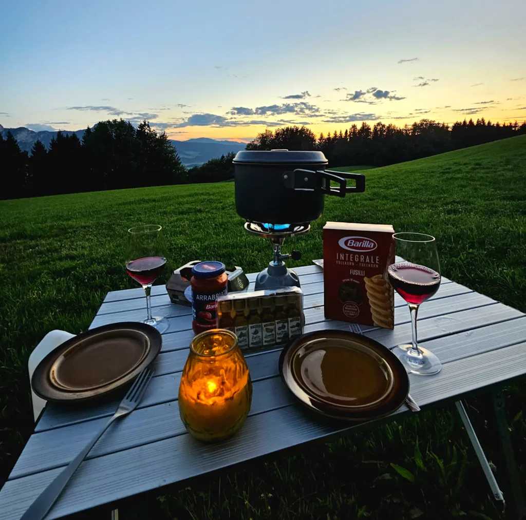 Wiese neben dem Bauernhof