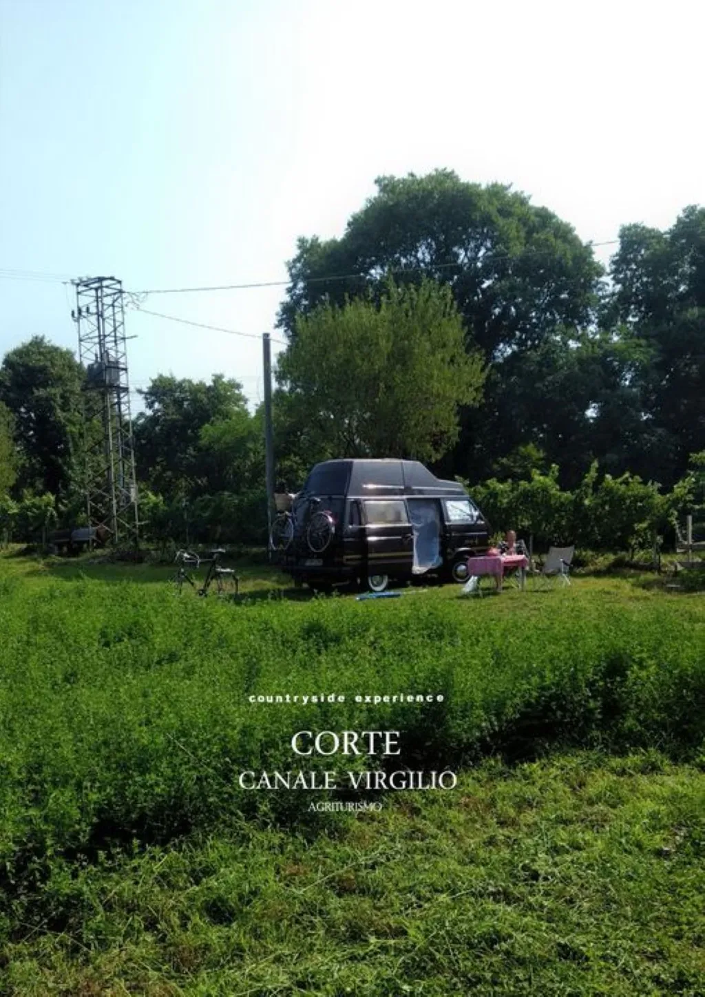 Farm   on cycle path  between Garda Lake-Mantua
