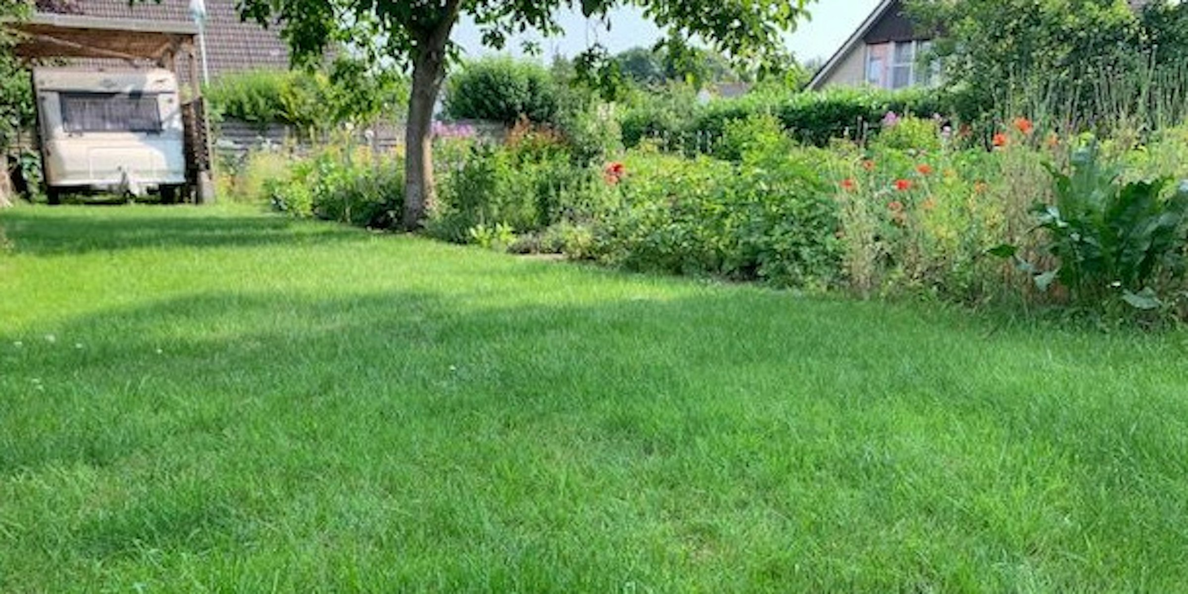 Zeltplatz im großen Garten