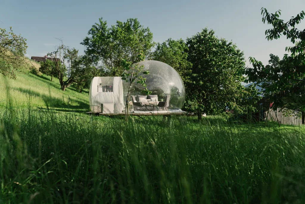 Bubble Tent - Hoch oben über Weggis