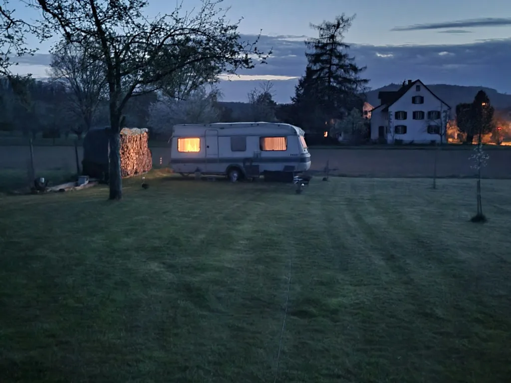 Gemütlicher Wohnwagen