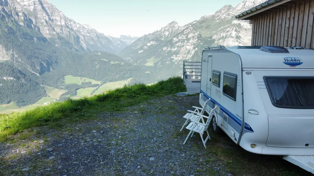 Blick auf die Glarner Berge.