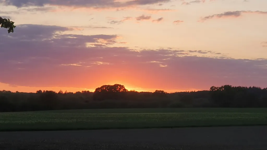 Übernachten am Feldrand