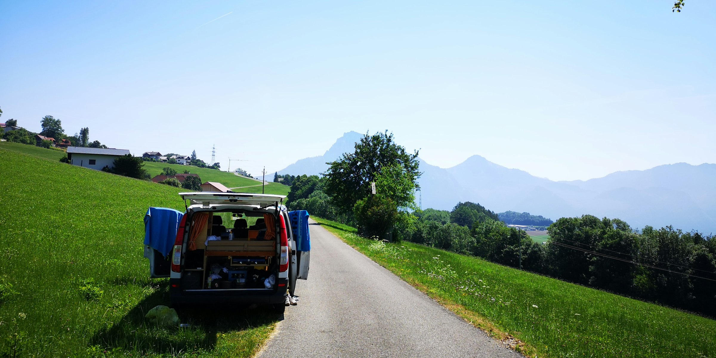 Stellplatz mit schöner Aussicht