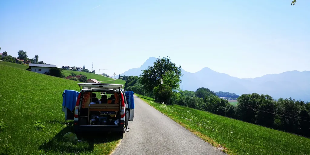 Stellplatz mit schöner Aussicht