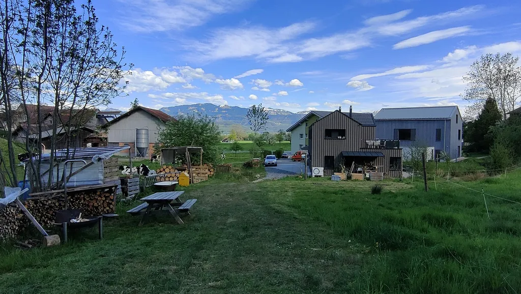 den camping Wiese