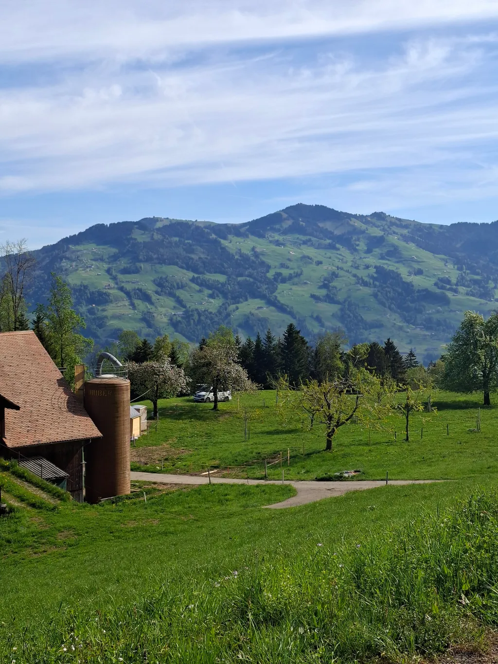 Bauernhof Camping über dem Lauerzersee
