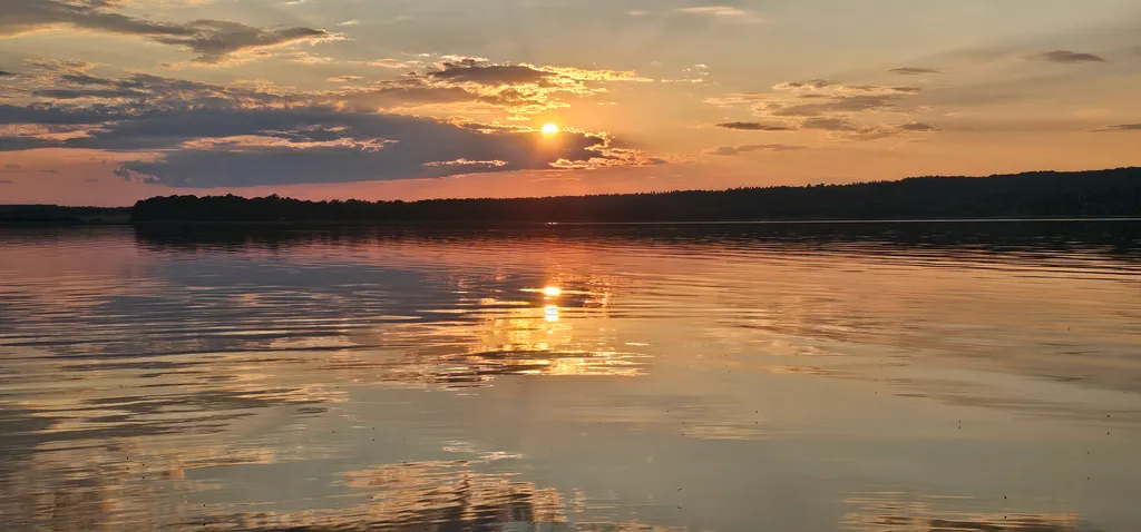 Sonnenuntergang am See