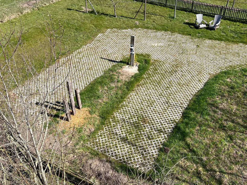 Abgelegener Stellplatz auf einem Resthof