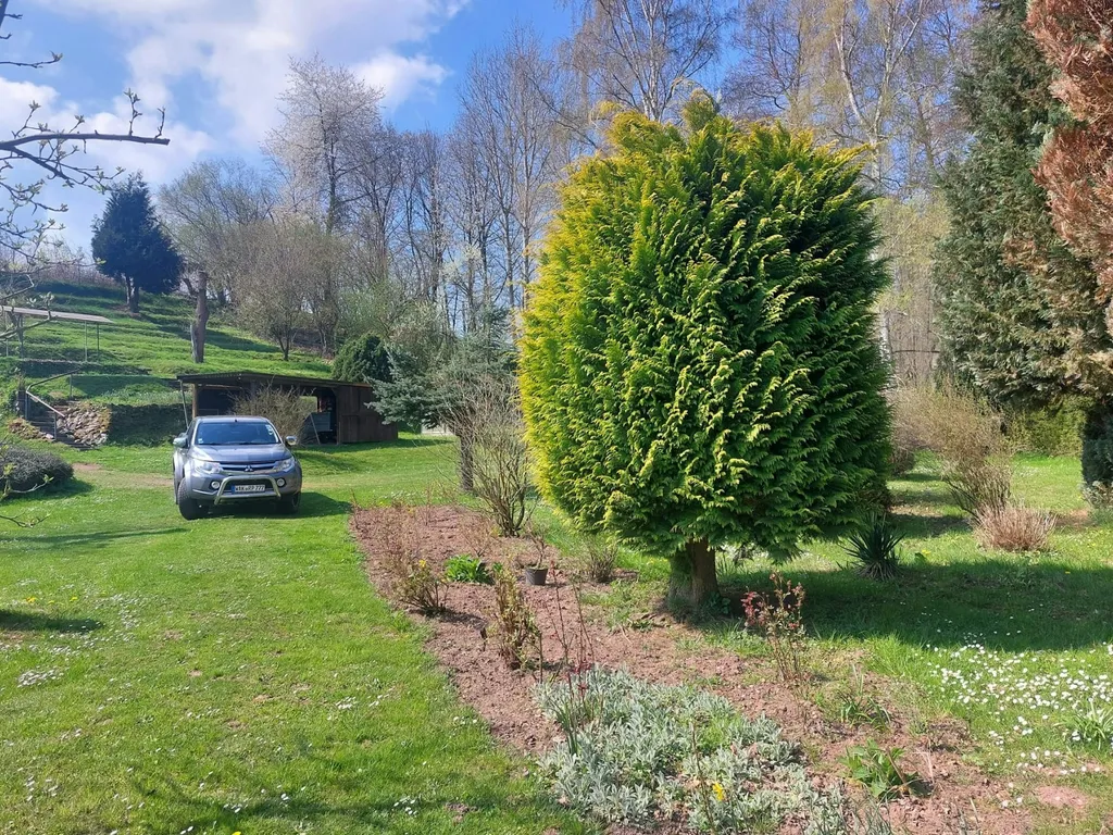 Idyllisch-sicherer Garten am Bach