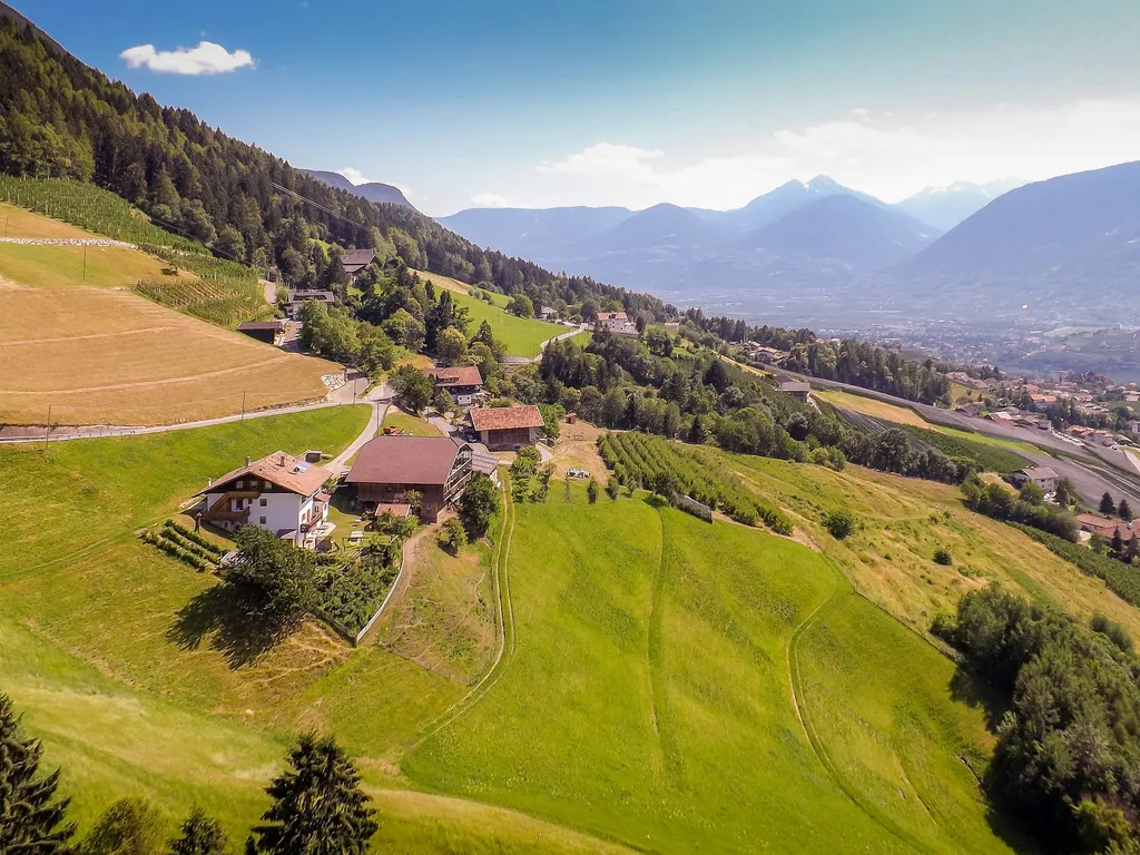 Stellplatz für Camper am Bauernhof