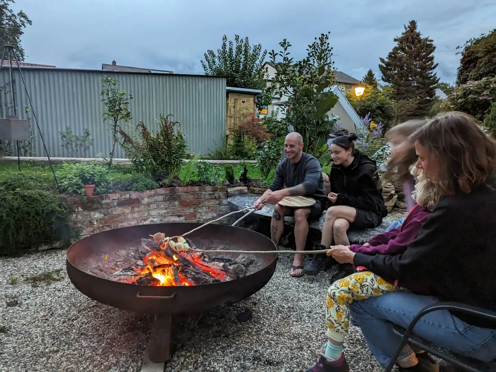 Campen im Hofreute Garten