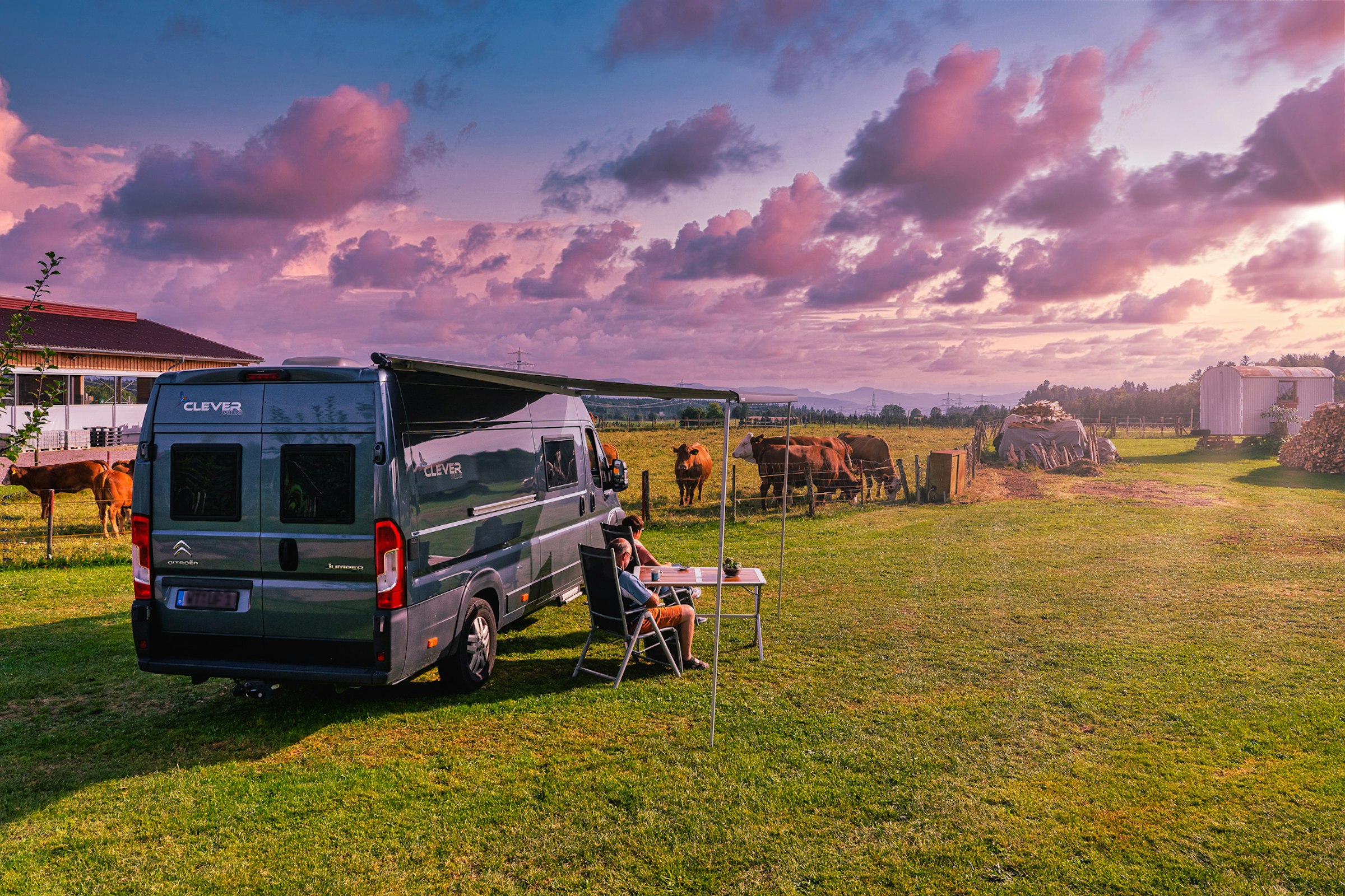 Komfort Camp an der Weide