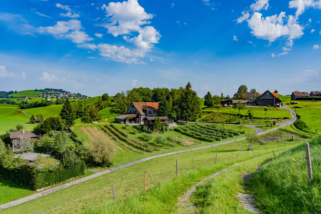 Idyllischer Stellplatz auf dem BioHof Weisserlen