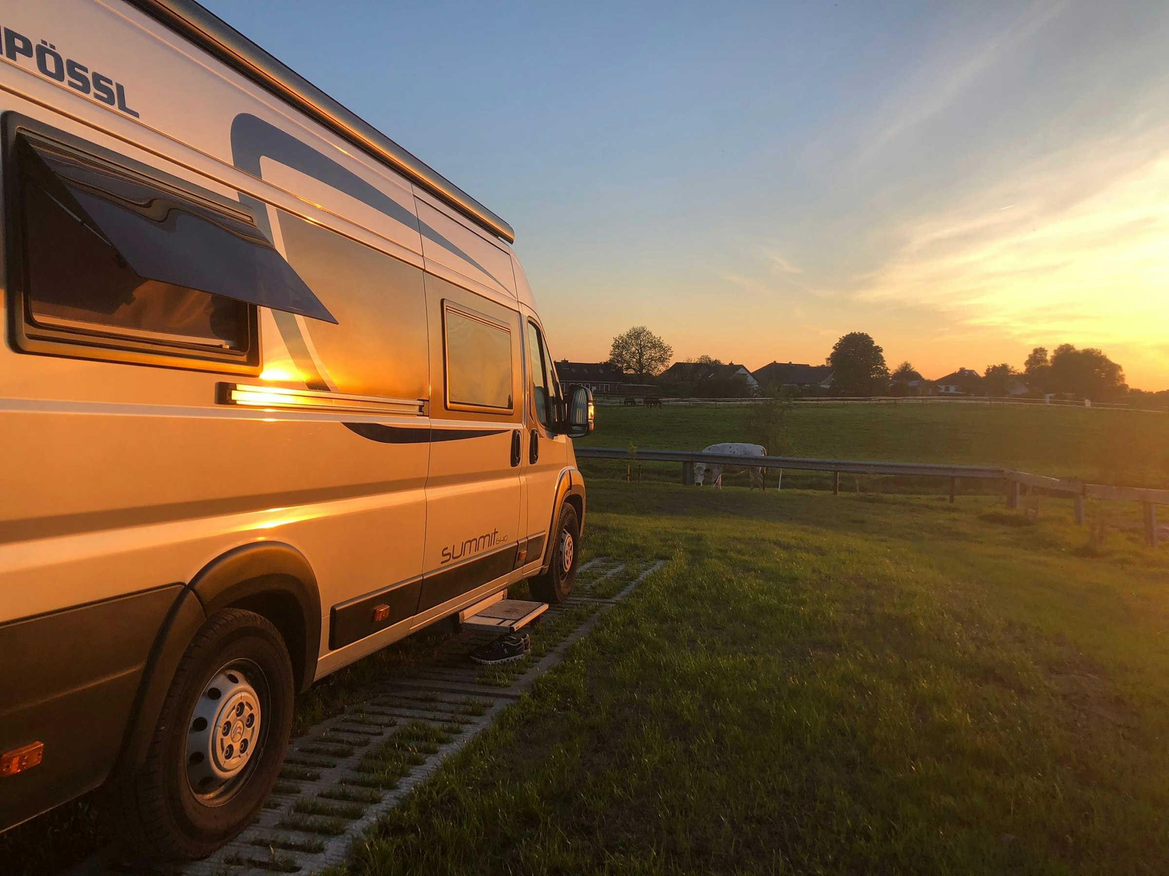 Schöner Ausblick hinterm Hof