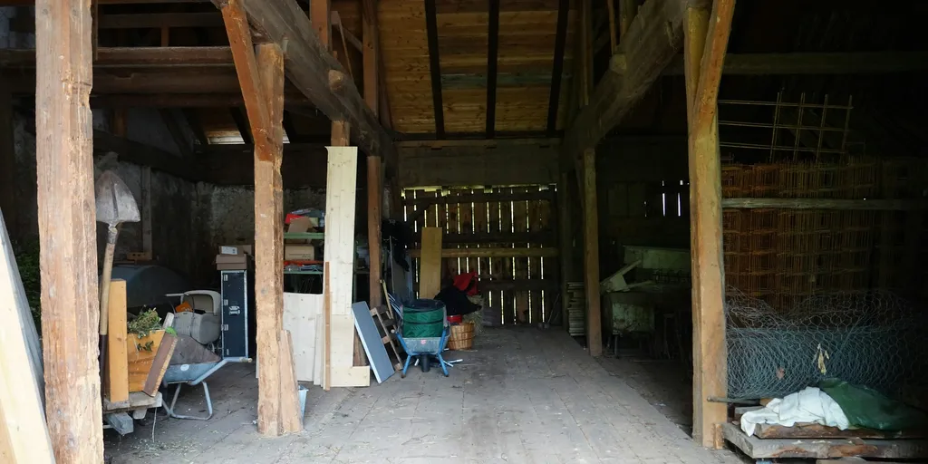 Einfache Scheune beim Chiemsee