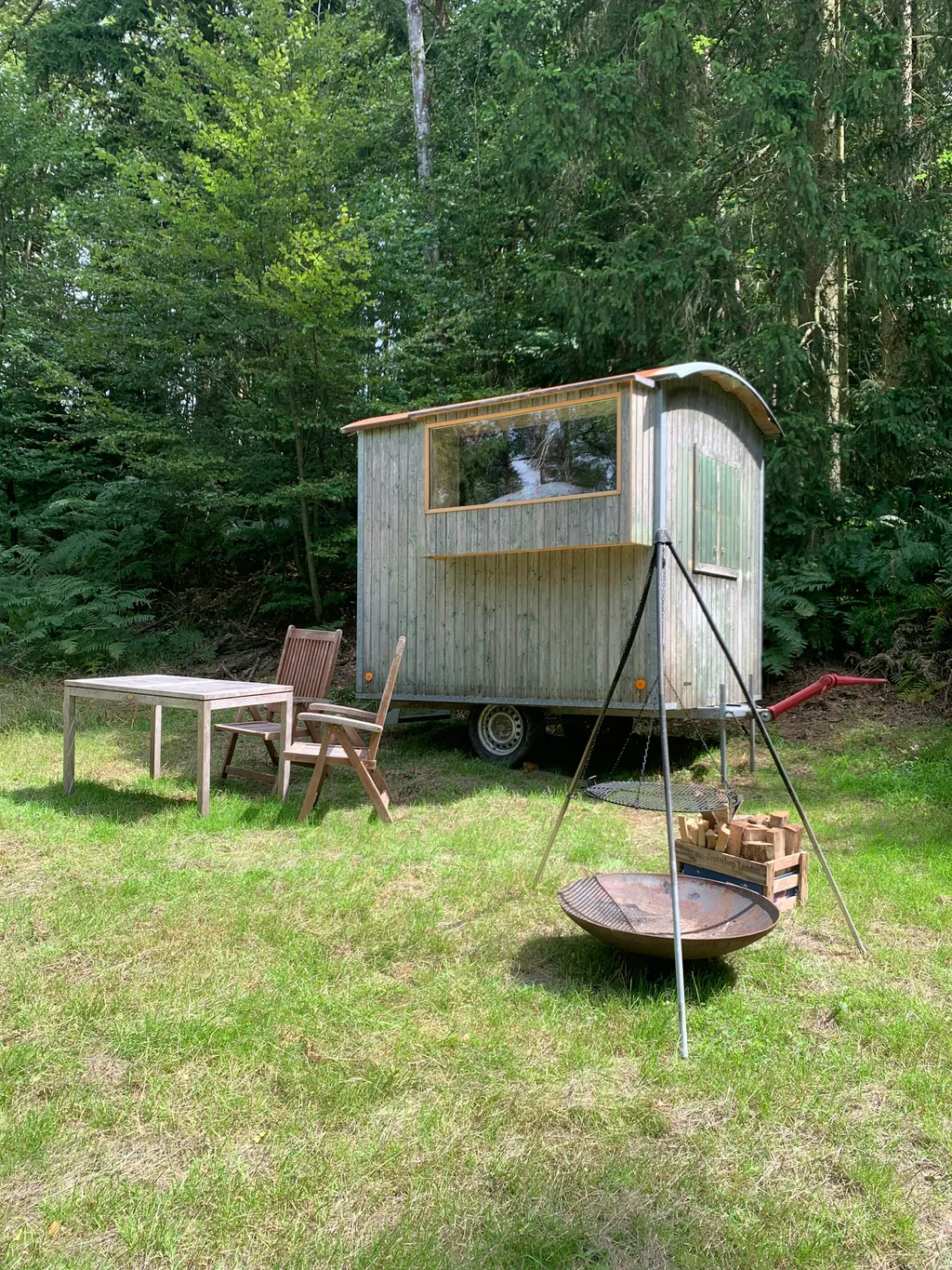 Schäferwagen Idylle im Pfälzer Wald