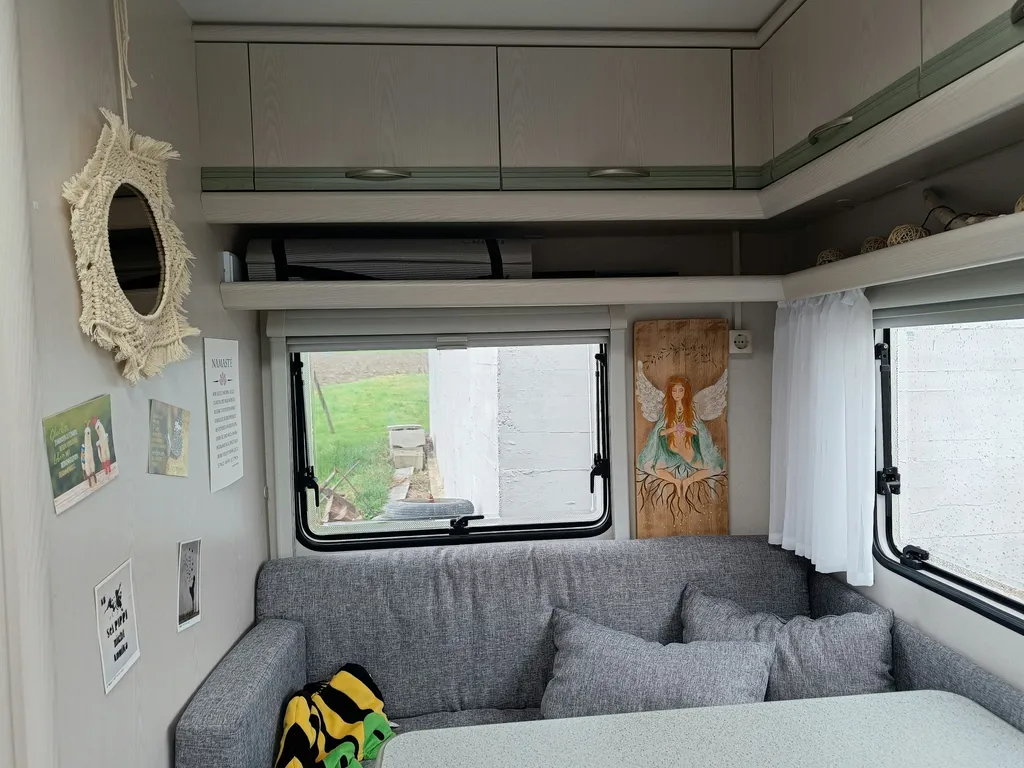 Wohnwagen mit Meerblick