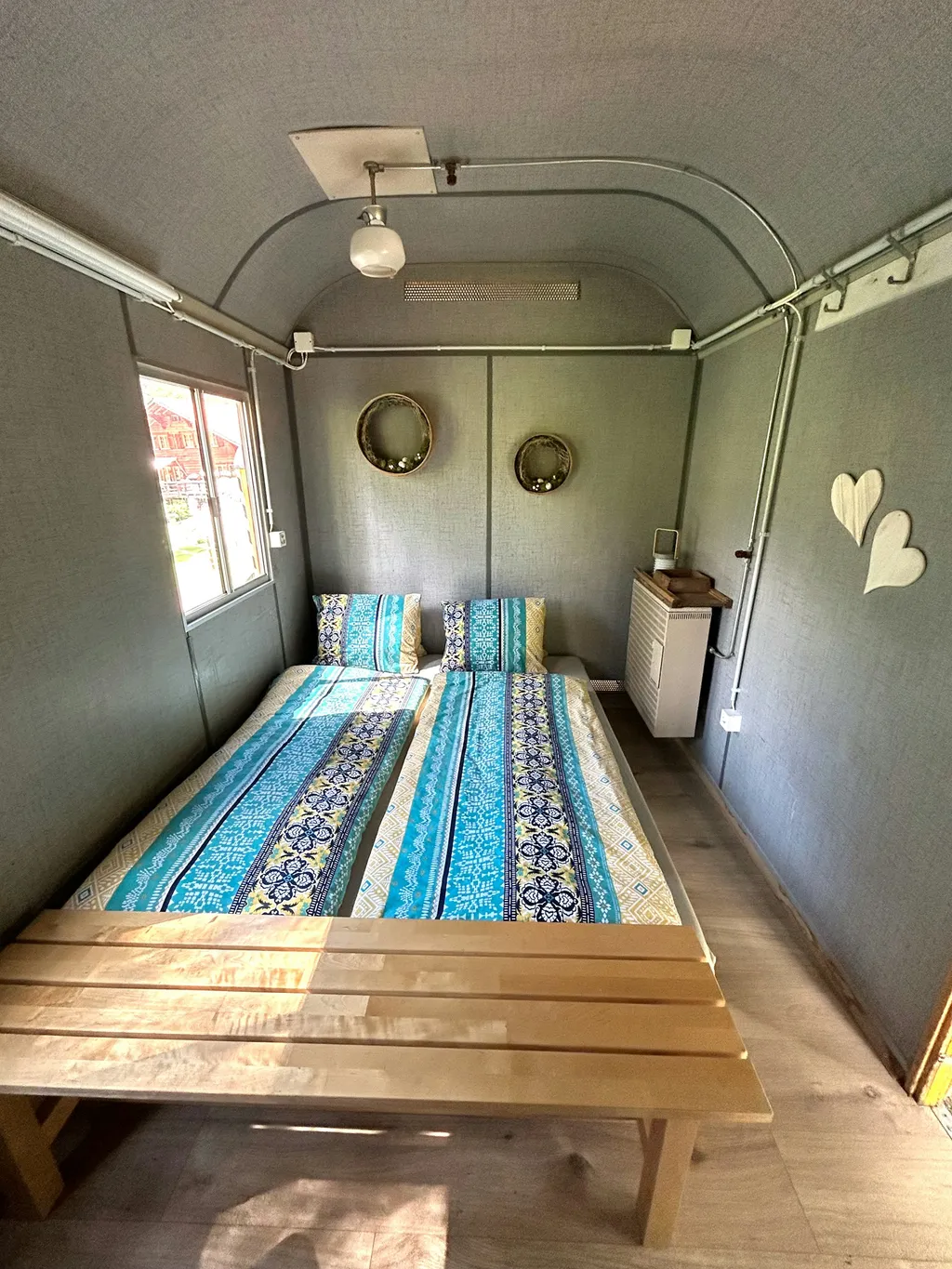 Übernachten im grossen Schäferwagen