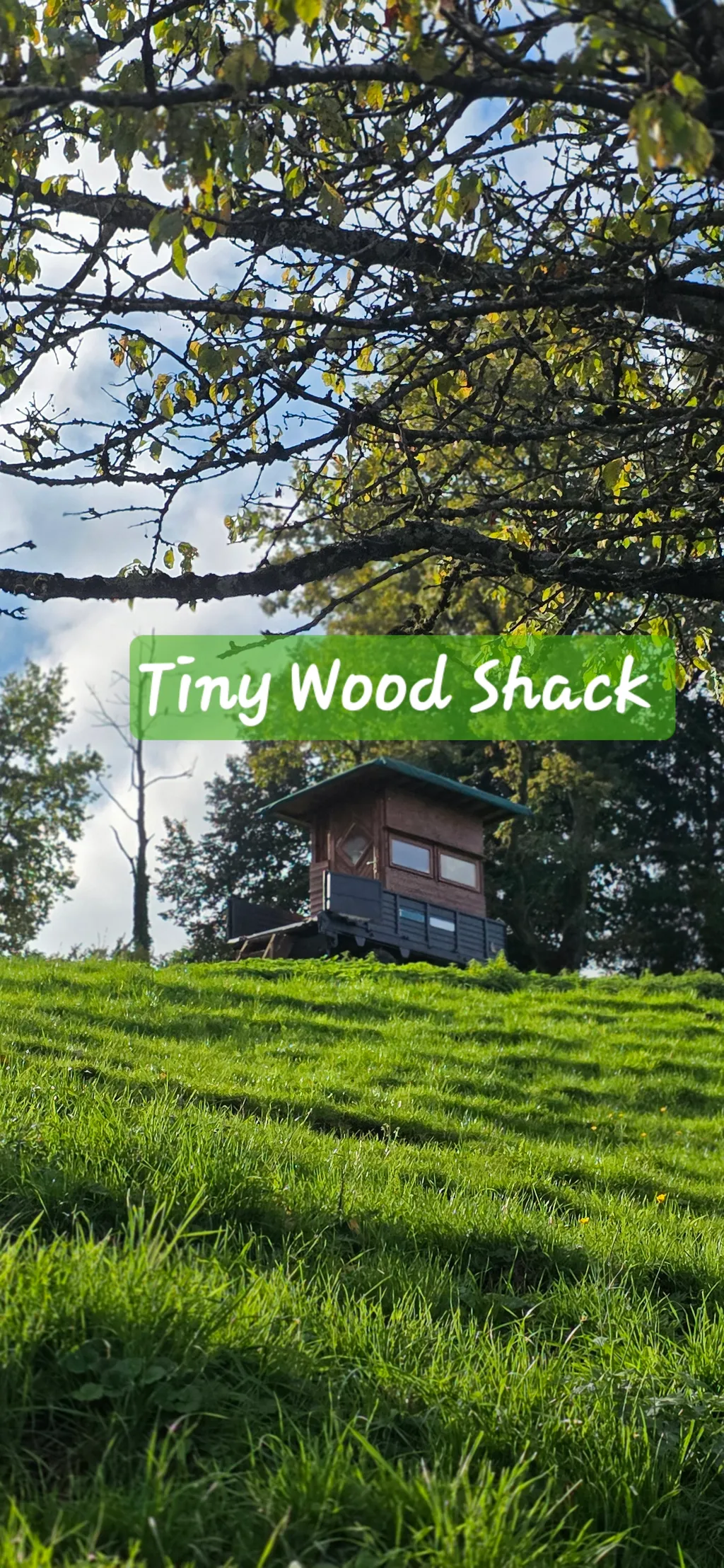 Tiny Wood Shack-Surrounded by Nature & Farm