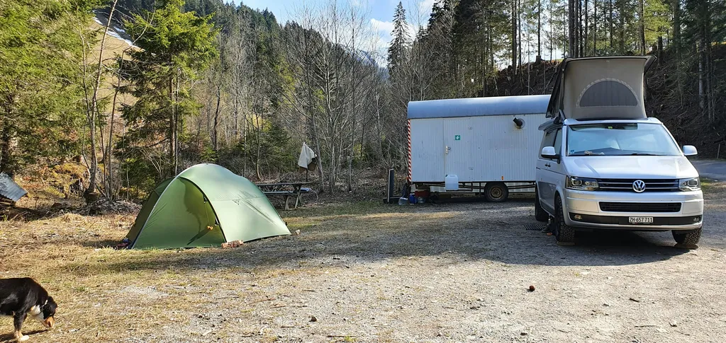 Jaunbach-Camp hinter den Gastlosen