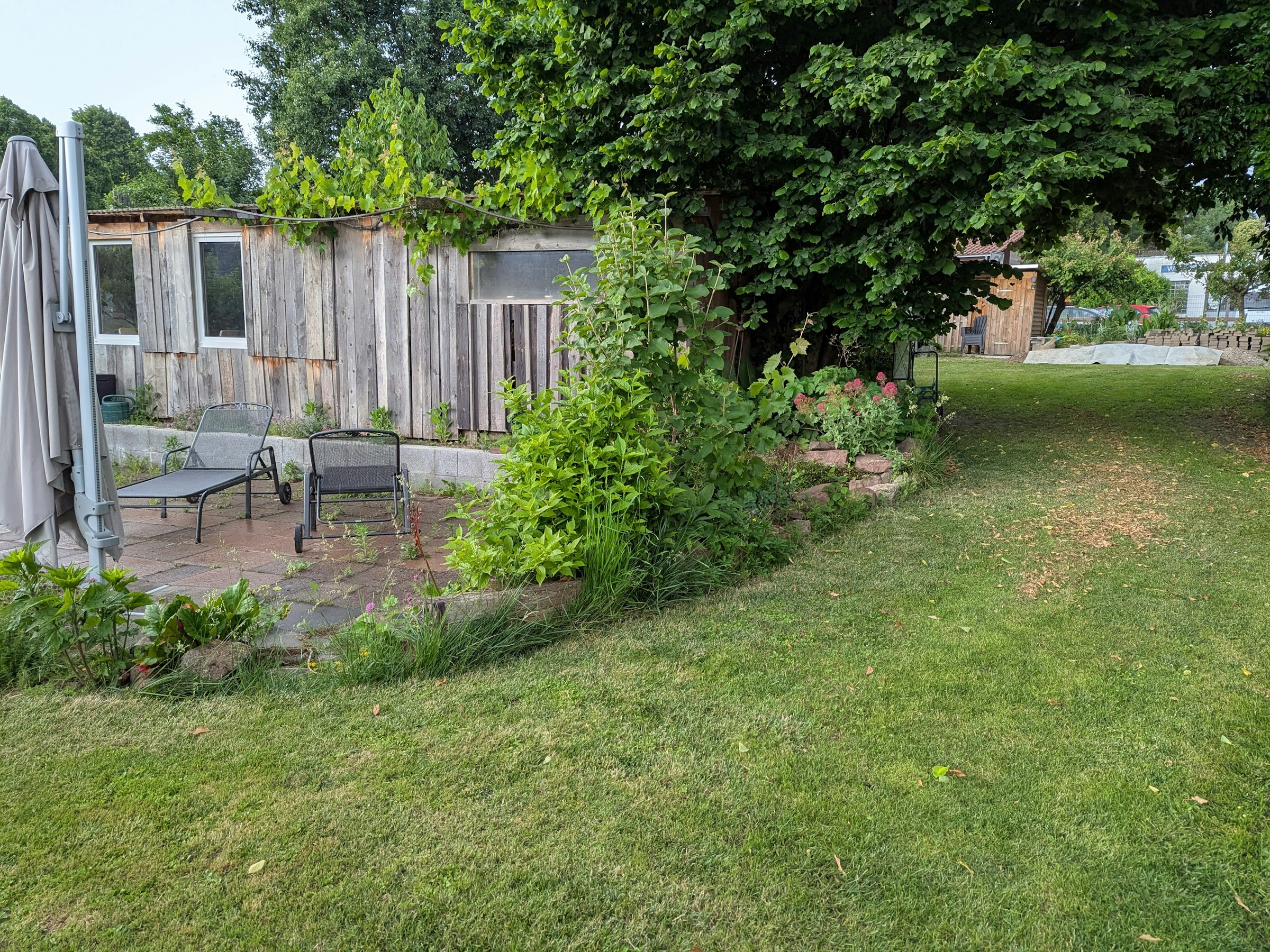 Blick auf die Rückseite der Hasienda