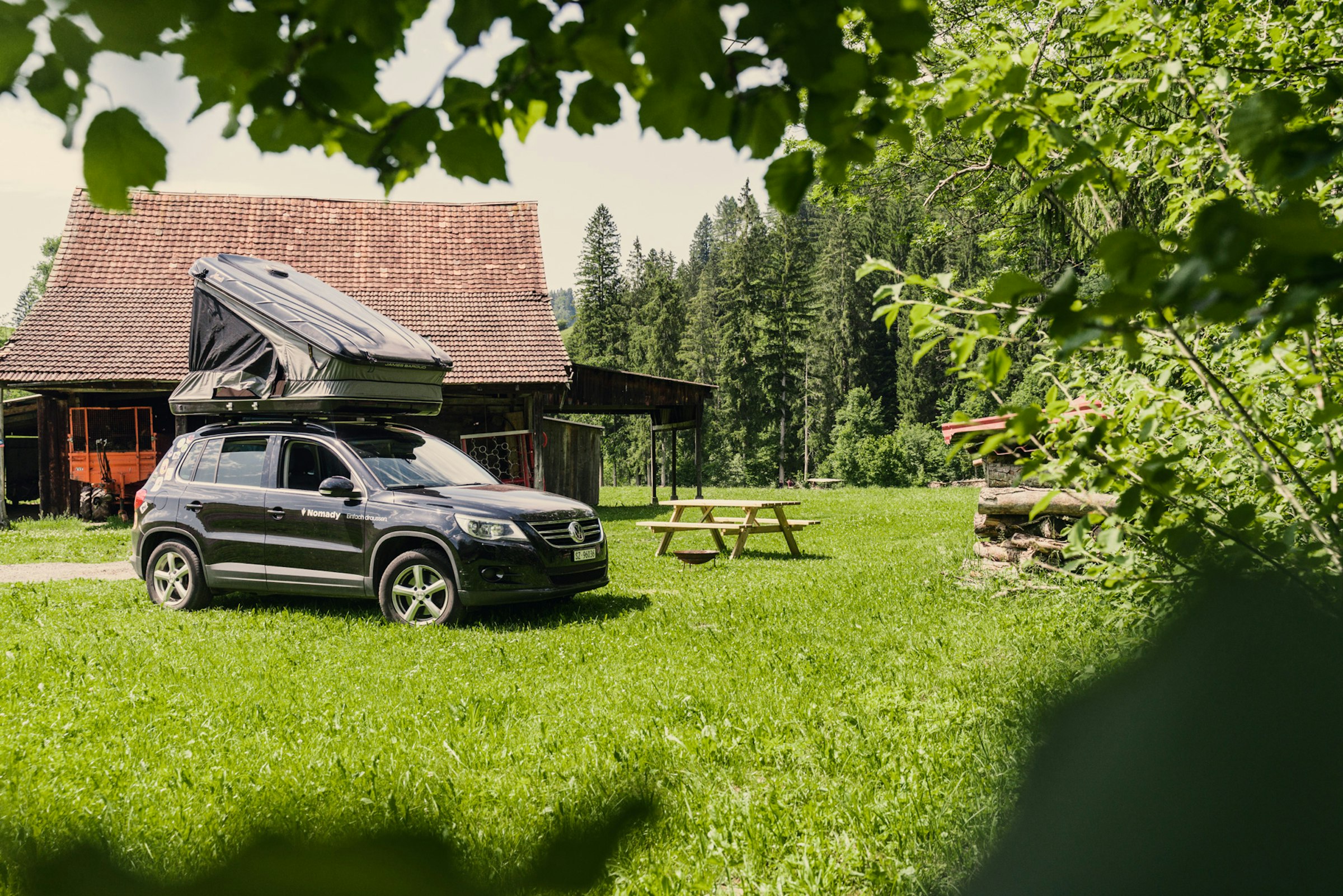 River Camp II, direkt an der Sihl