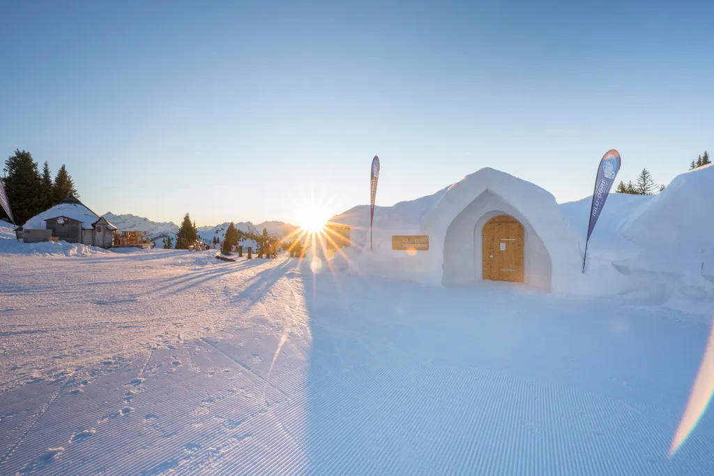TinyLodge – das Iglu-Erlebnis im warmen Hüttli