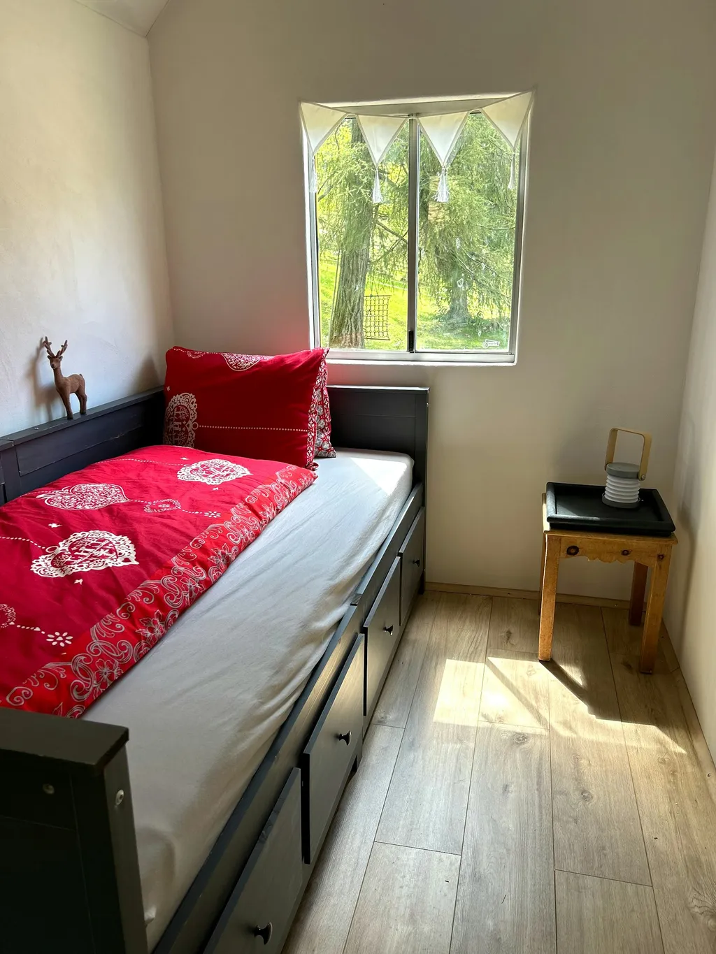 Übernachten im kleinen Schäferwagen