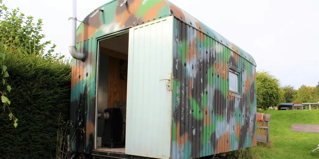 Schäferwagen im Thüringer Wald