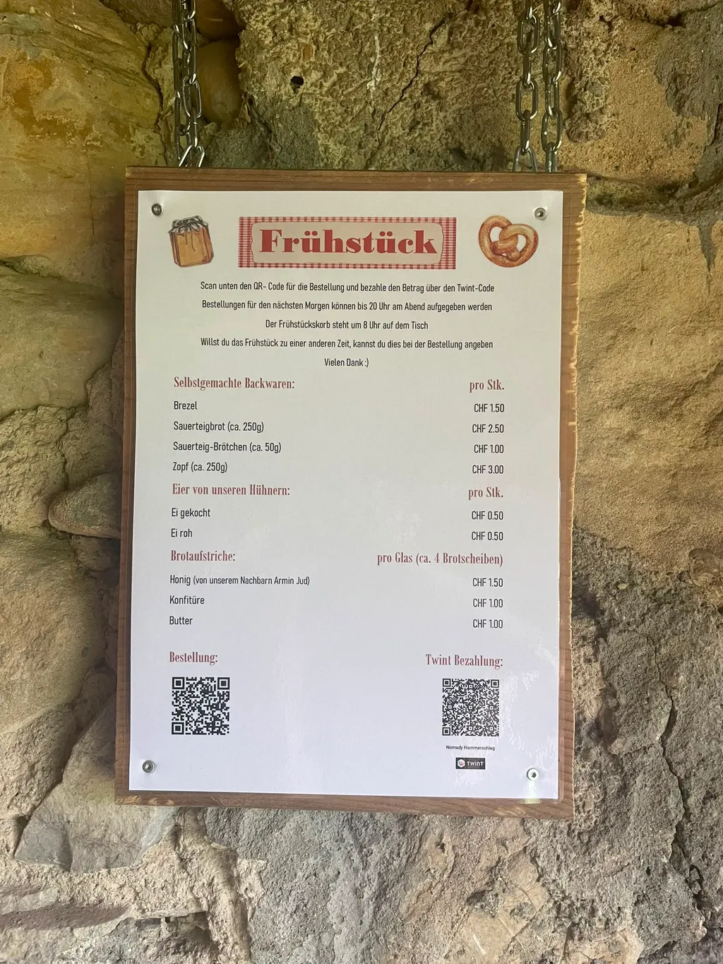 Hammerschlag: Ruhe trifft Natur
