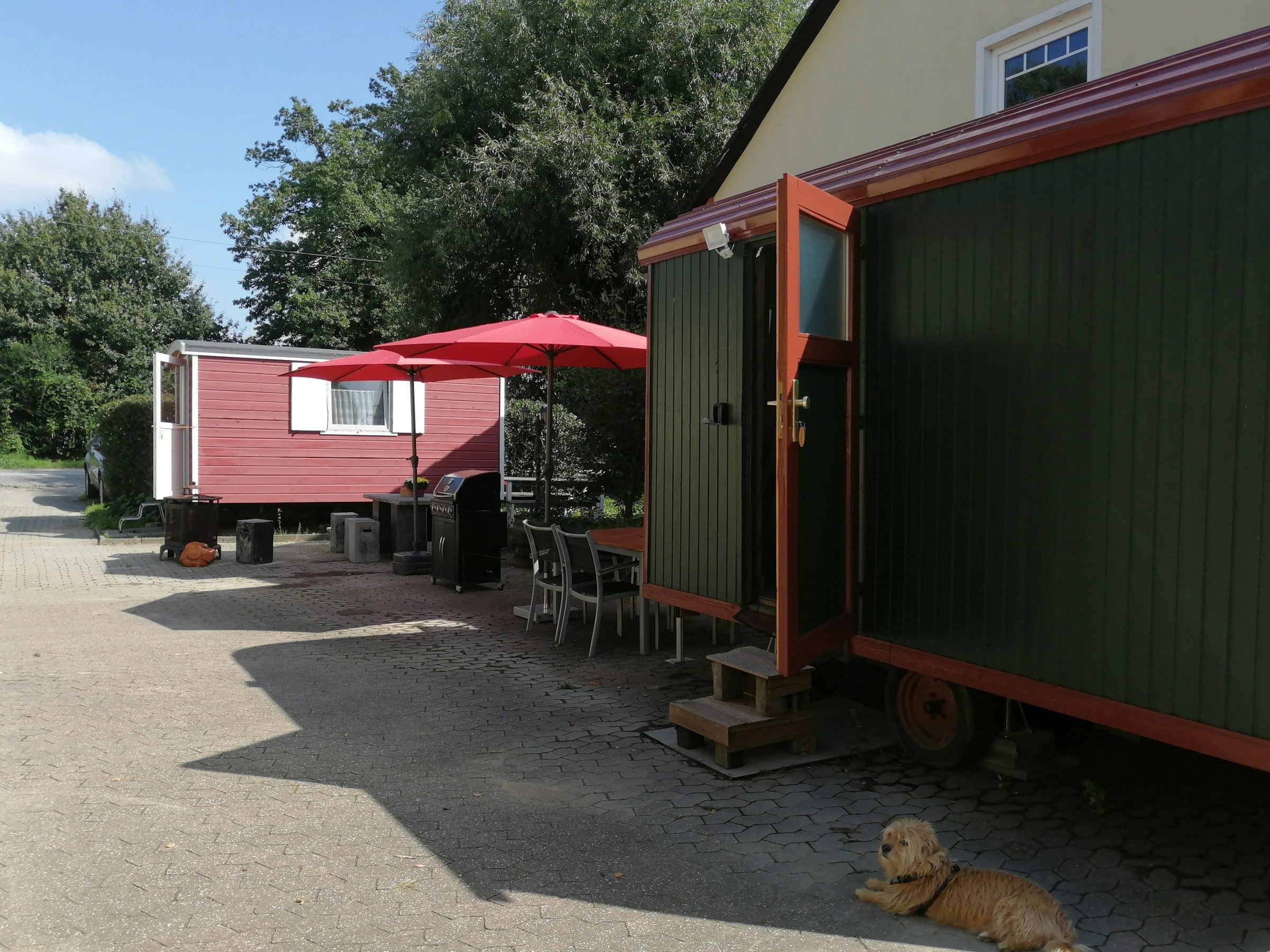 Schäferwagen auf dem Ponyhof