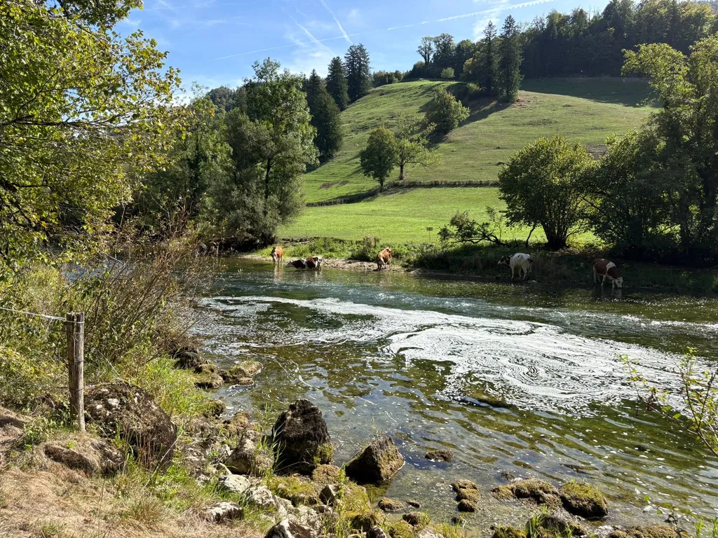 St-Ursanne magnifique ville médiévale et son Doubs:)