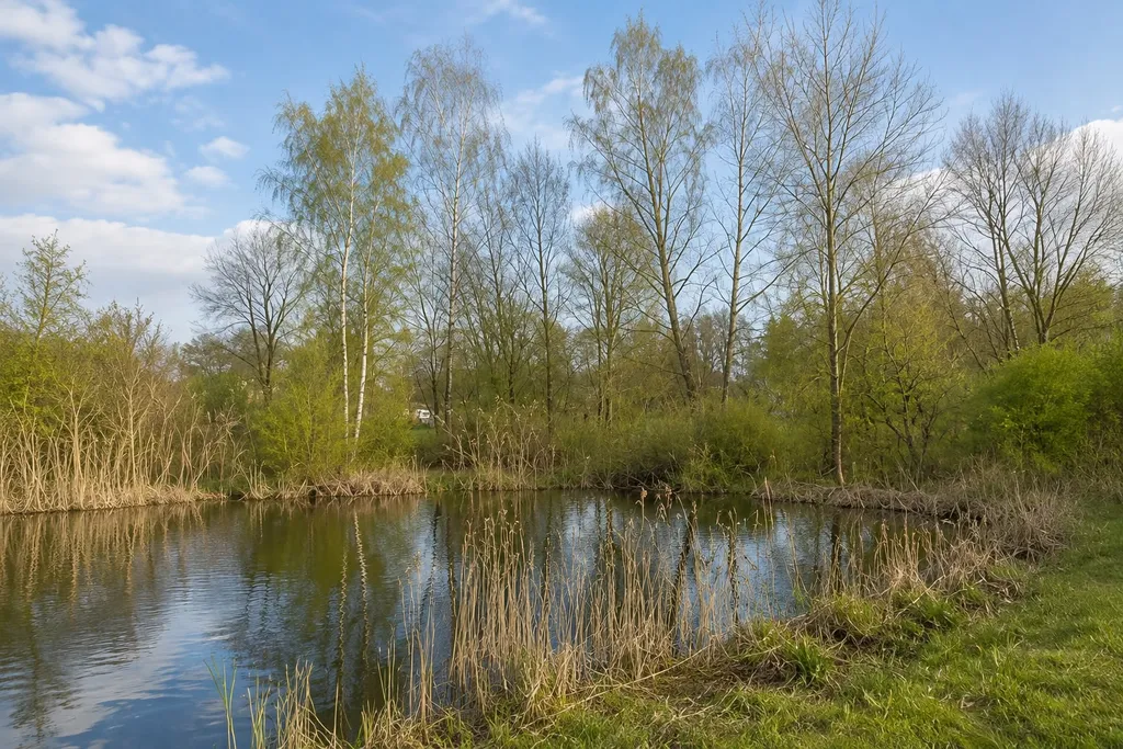 ein wunderschön gelegener Weiher mit Grillstelle in 10 Minuten zu Fuss erreichbar.